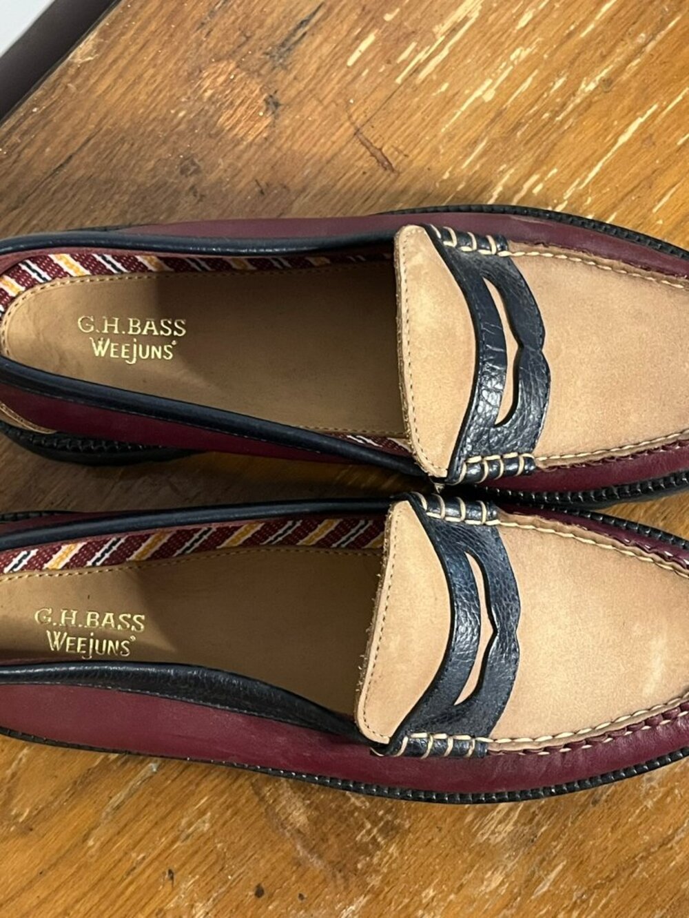 Bass Weejuns "Whitney" Multicolour Chunky Loafer - Women's 9 - Picture 3 of 5